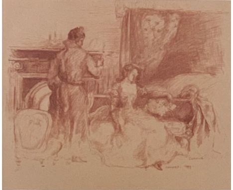 Charles Edward CONDER (1868-1909) Coralie,&nbsp;1899 Lithograph (Dimensions: 22 x 28.3cm)(22 x 28.3cm)