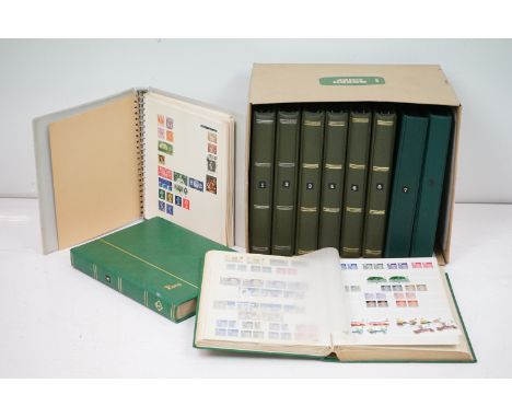 Collection of stamps and first day covers to include various franked 20th Century stamps in an album and some unfranked 20th 