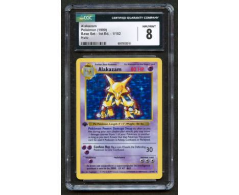 Alakazam has an IQ that exceeds 5,000, do you think it knows how much this auction will end at?This card has been authenticat