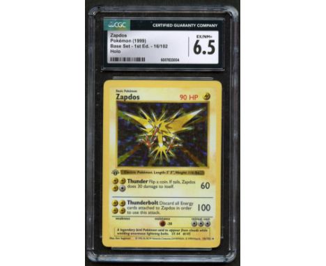 It's always exciting to see Shadowless 1st Edition Base Set cards, so a Zapdos holo is extra cool! &nbsp;This card has been a