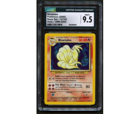 The very sought after 4th Print, this time with a Ninetales HoloThis card has been authenticated and graded by CGC and awarde