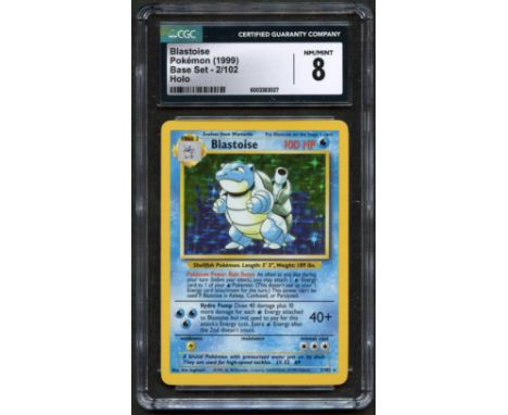 The big wet turtle is back, it's the Unlimited Blastoise holo!This card has been authenticated and graded by CGC and awarded 