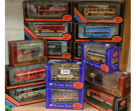 Exclusive First Editions 1:76 scale Bristol Rell United 25101: Leyland National Midland Red 17206;  Leyland National MKI Bart