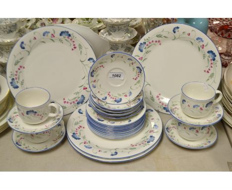 A Royal Doulton Windermere pattern part dinner and tea service