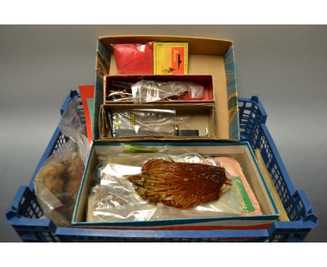 Fishing - a fly tying kit, tools and instructions