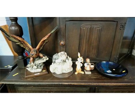 Capo Di Monte style figures, Hummel etc.