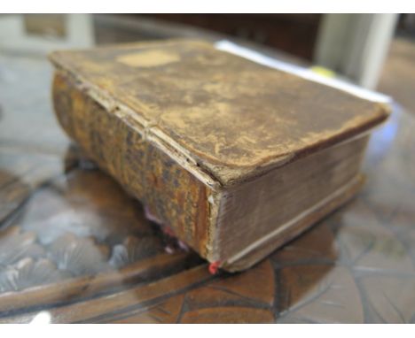 Books: The Irish Compendium of Rudiments of Honour, fifth edition, printed for K. Knapton etc, 1756 full leather bound small 