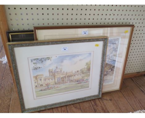 After K.W. Burton The Royal Baths, Harrogate Limited edition print, 25cm x 35cm A signed print by John Sibson of Askrigg, 33c