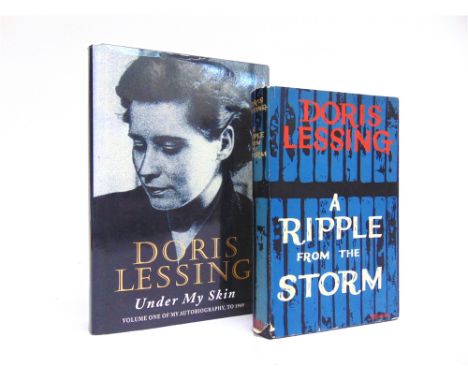 [BOOKS]. MODERN FIRST EDITIONS  Lessing, Doris. A Ripple from the Storm, first edition, London, 1958, black cloth, dustjacket