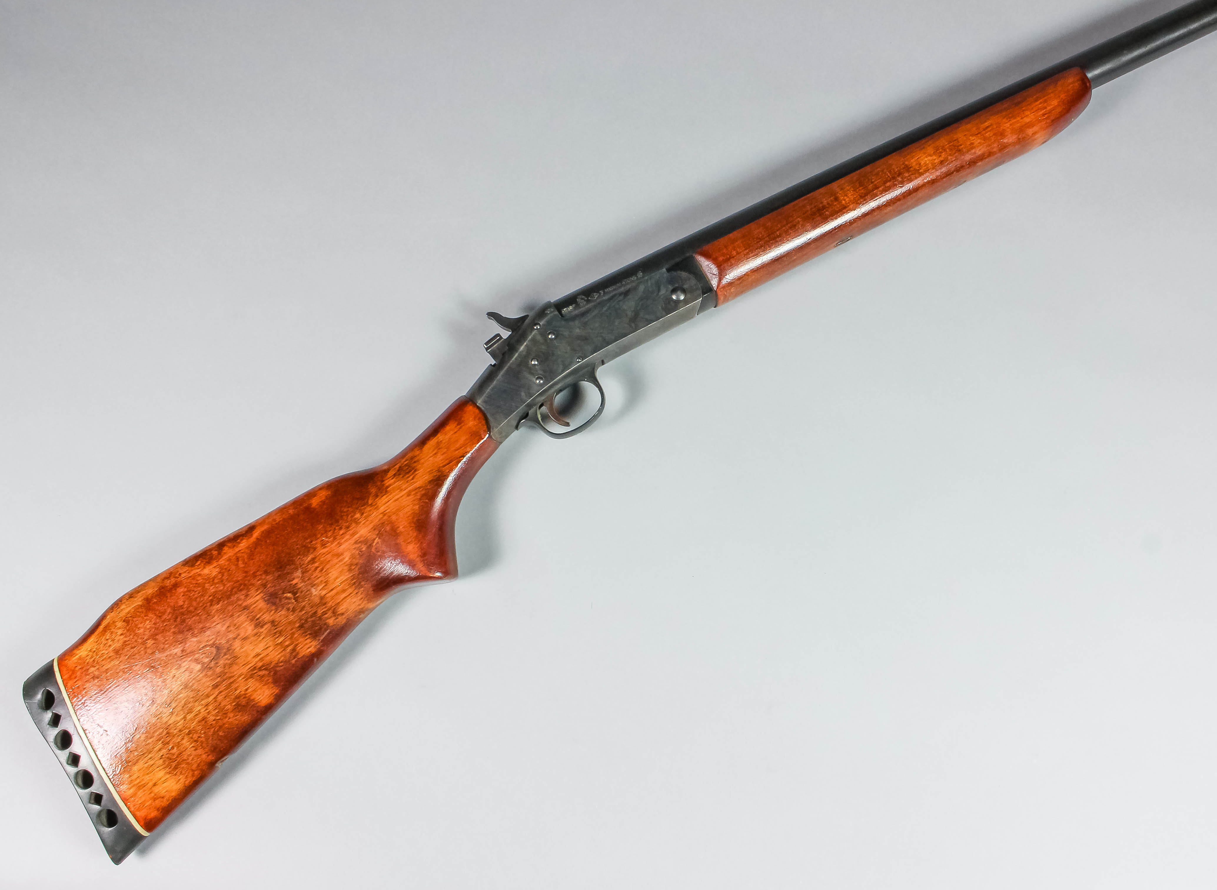 A Bore Single Barrel Shotgun By Harrington Richardson Ins Magnum