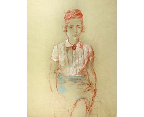 *** Caroline Sergeant (born 1937) - Watercolour, pencil, ink, chalk and charcoal drawings - An extensive folio of the artists