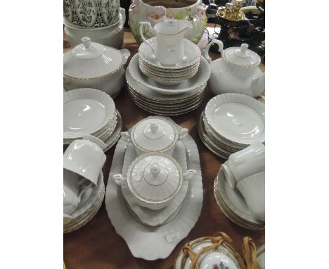 A large part dinner and tea service by Chodziez 