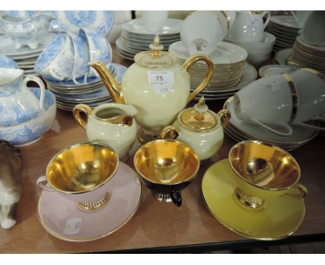An Italian design part tea service 