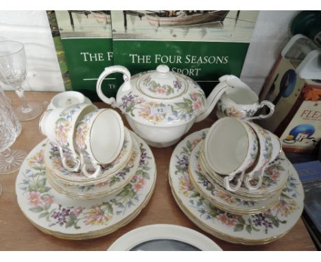 A part tea service by Paragon in the country lane design 