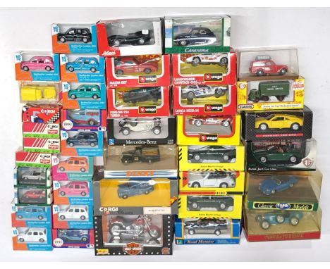 Corgi, Bburago, The Dinky Collection &amp; similar, a boxed Car group. &nbsp;Although unchecked for completeness condition&nb