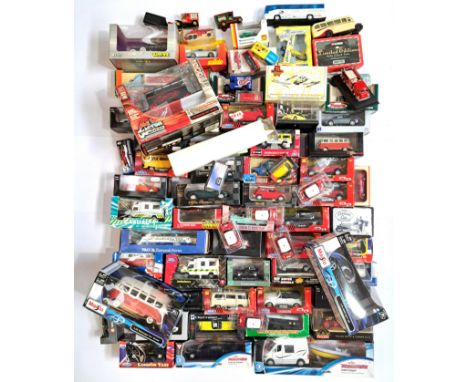 Gama, Corgi, Maisto, Herpa and similar, a boxed/carded mixed group comprising of Commercials, Cars Sets, aircraft, Ships and 