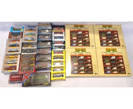 Solido, Lledo &amp; Similar, a boxed Group of Commercial Vehicles and Display Cabinets. Although unchecked for completeness c