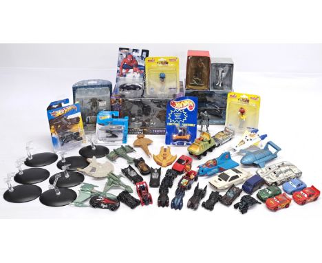 Corgi,&nbsp;Hot Wheels, Majorette &amp; similar, a boxed&nbsp;&amp; unboxed&nbsp;TV &amp; Film related group.&nbsp;&nbsp;Incl