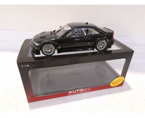 AUTOart 1/18th Scale #80447 BMW M3-GTR Plain Body Version. Although unchecked for completeness condition appears Fair Plus wi