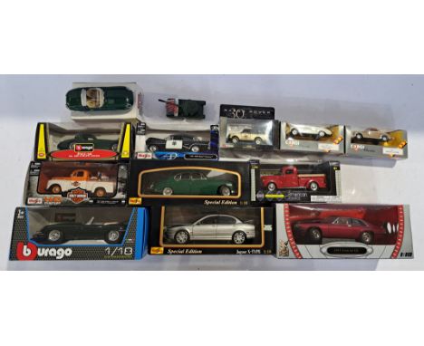 Corgi, Maisto, Burago and similar a boxed and unboxed mixed scale model group to include; Corgi Centurion Tank MK III (with o