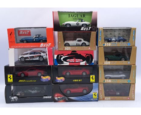 Brumm, Hot Wheels, Best and similar a boxed 1:43 scale group consisting of; F1, classic race, rally and other cars. Condition