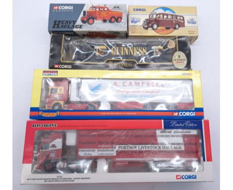 Corgi, A boxed group of commercial vehicles, to include CC13215 DAF XF Space Cab with Houghton Parkhouse 'The Professional' L