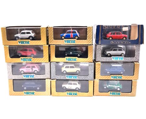 Vitesse &amp; Eligor, a boxed Mini &amp; Mini Cooper group to include Vitesse 570&nbsp; Austin Seven Mini (1959), Vitesse VSP