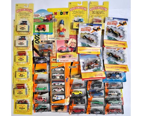 Matchbox, Hot Wheels, Corgi and similar, a carded group which also contains TV Related to include Corgi 99662 James Bond "For