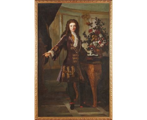 CIRCLE OF NICOLAS DE LARGILLIERE (FRENCH 1656-1746)  PORTRAIT OF A GENTLEMAN, THOUGHT TO BE JACQUES I, PRINCE OF MONACO   Oil