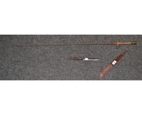 A naval dirk and scabbard, early 20th century