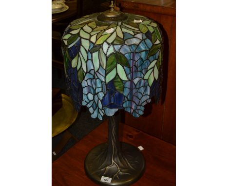 A Tiffany style table lamp