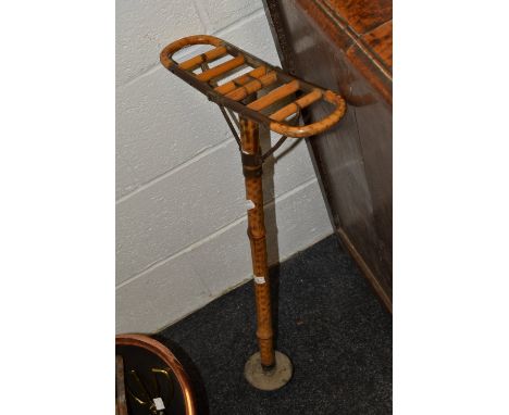 An early 20th century folding bamboo shooting stick 