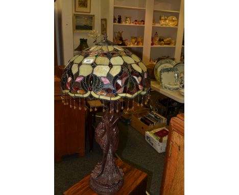 A Tiffany style table lamp