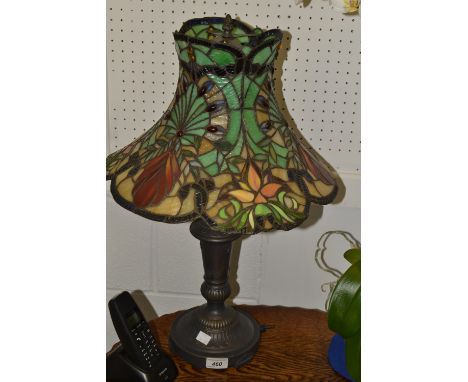 A Tiffany style table lamp