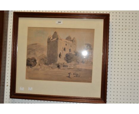 Denys George Wells
Normandy Castle
signed , sketch