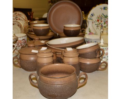 A Denby stoneware part tea service