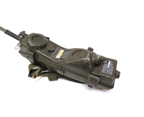 A 1950's West German Army DRC-6-6 walkie talkie 