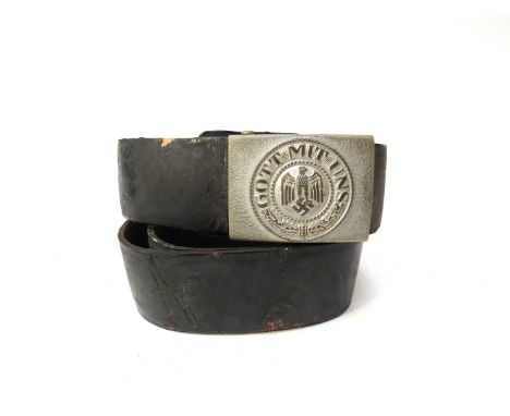 A Third Reich era German army belt "Gott Mit Uns"