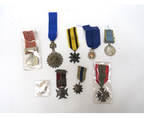 A quantity of medals and insignia including India General Service Medal (1947) with Naga Hills Clasp named to 3346 812 SEP KU