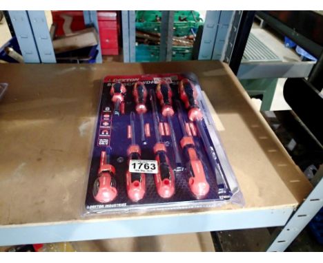 New Dekton eight piece screwdriver set. Not available for in-house P&amp;P 