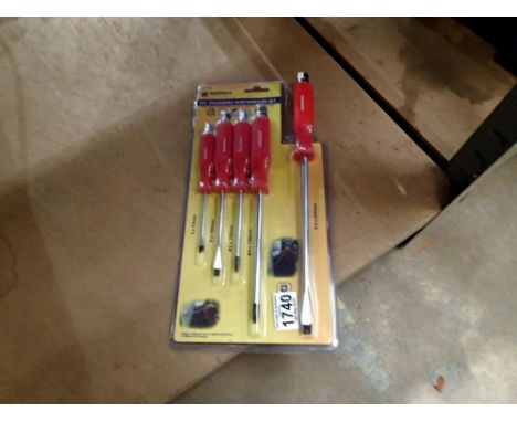New Marksman 5 piece engineers screwdriver set. Not available for in-house P&amp;P 