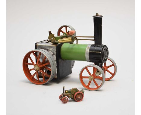 A Mamod live steam model traction engine, TE1, unboxed, together with a die-cast model of Trevor the traction engine (2)Mamod