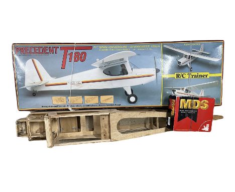 Precedent T180 radio controlled plane with engine