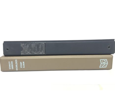 World/Commonwealth/British (2) stamp albums, postage category B- NO RESERVE