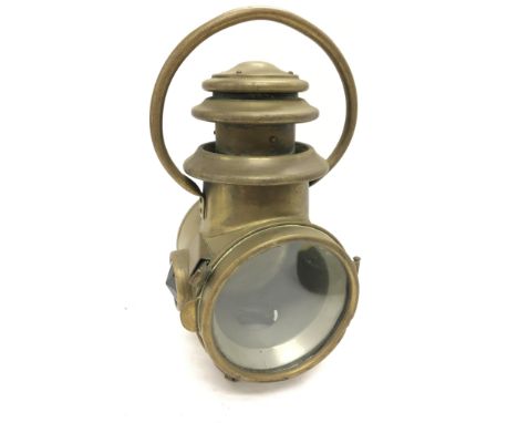 Veteran French Bleriot brass car lamp , postage category D