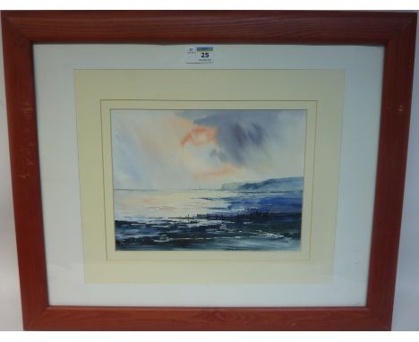 'Light over Whitby', watercolour signed by Jackie Price  21cm x 28cm Condition Report Click here for further images, conditio