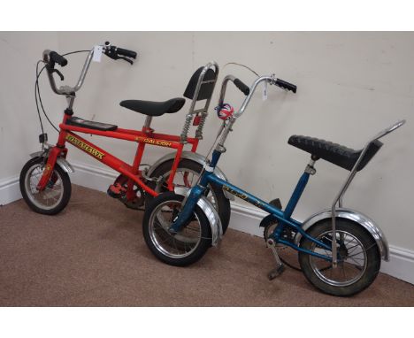Two Raleigh child's vintage 'Chopper' type bikes Condition Report Click here for further images, condition, auction times & d