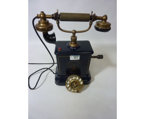 L M Ericsson & Co magneto cradle telephone, Stockholm  Condition Report Click here for further images, condition, auction tim