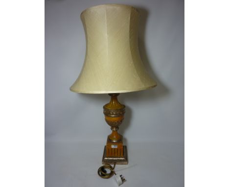 Large classical urn shape table lamp H. 53cms excluding shade (This item is PAT tested - 5 day warranty from date of sale)  C