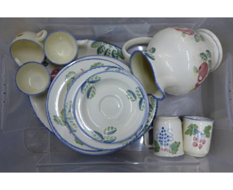 Poole Pottery studio design dinnerwares, large jug, etc.**PLEASE NOTE THIS LOT IS NOT ELIGIBLE FOR POSTING AND PACKING** 